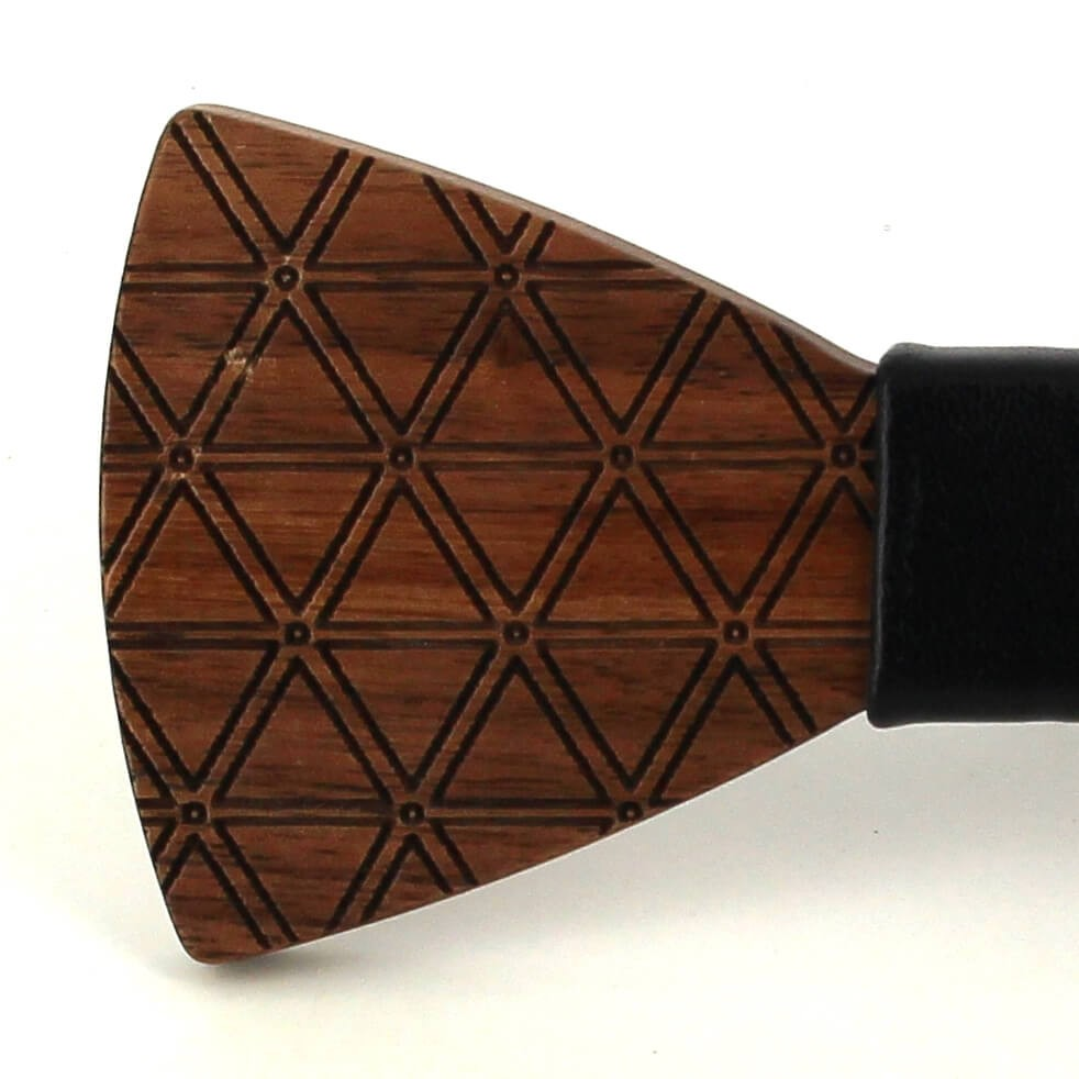 Pajarita Madera Rombos