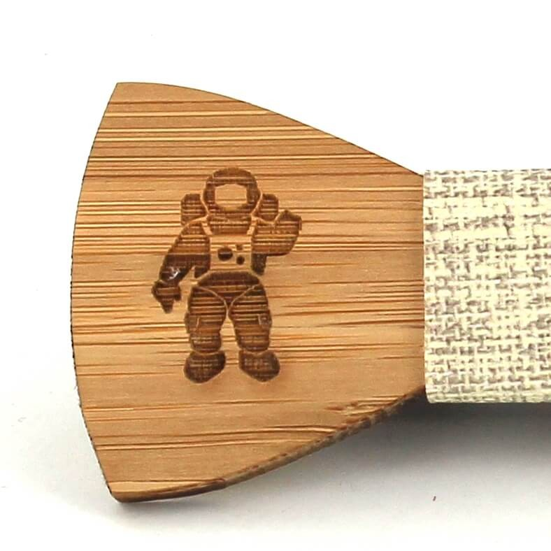 Pajarita Niños Bambú Astronauta