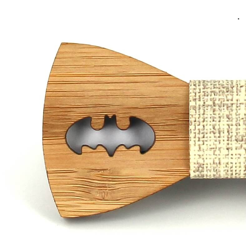 Pajarita Niños Bambú Hueca Batman