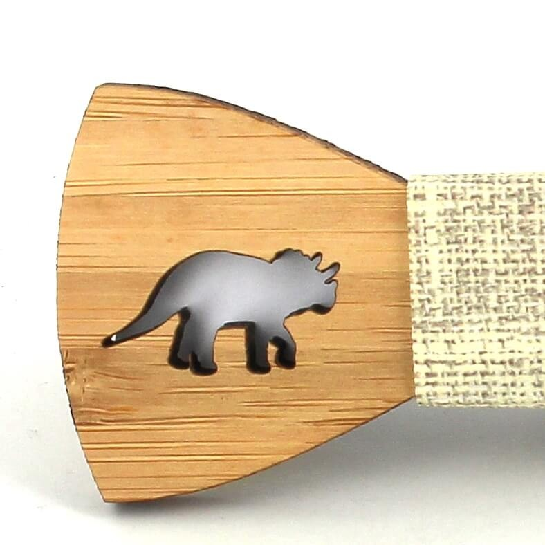 Pajarita Niños Bambú Hueca Triceratops