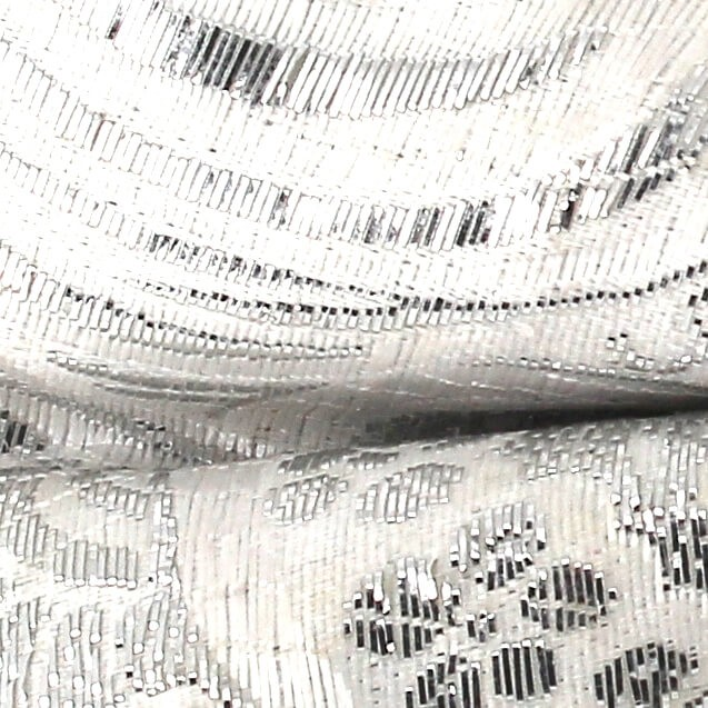 Pajarita Paisley Brillo Blanca
