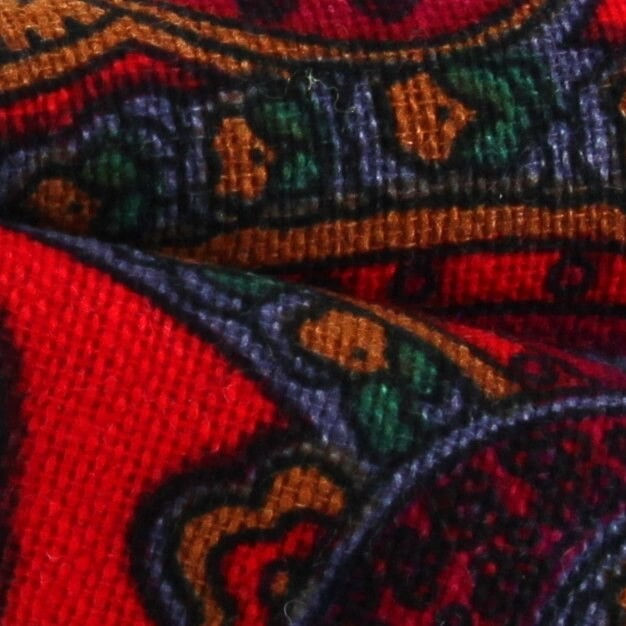Pajarita Paisley Roja