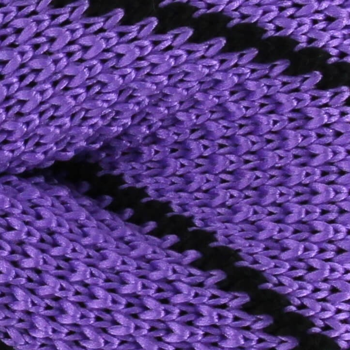 Pajarita Punto Morada Rayas Negras