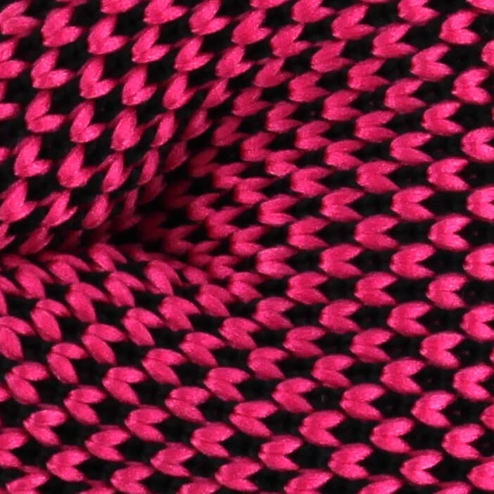 Pajarita Punto Moteada Negra y Rosa