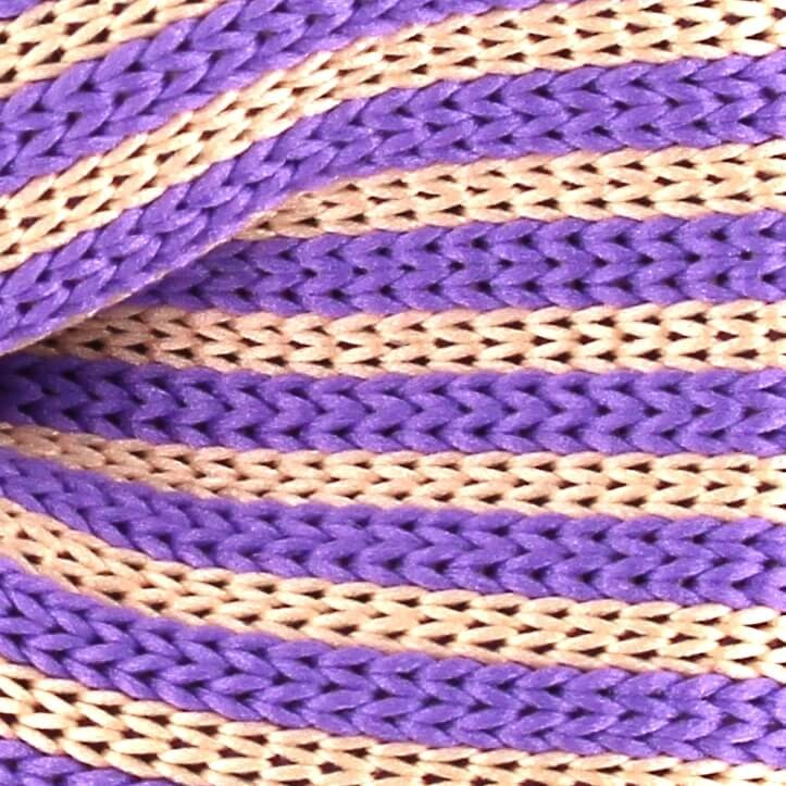 Pajarita Punto Rayas Violeta y Beige