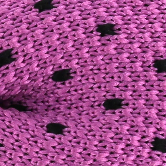 Pajarita Punto Violeta Motas Negras