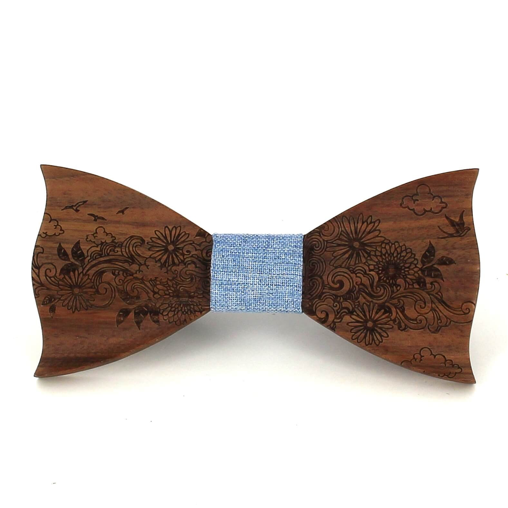 Set Pajarita de Madera
