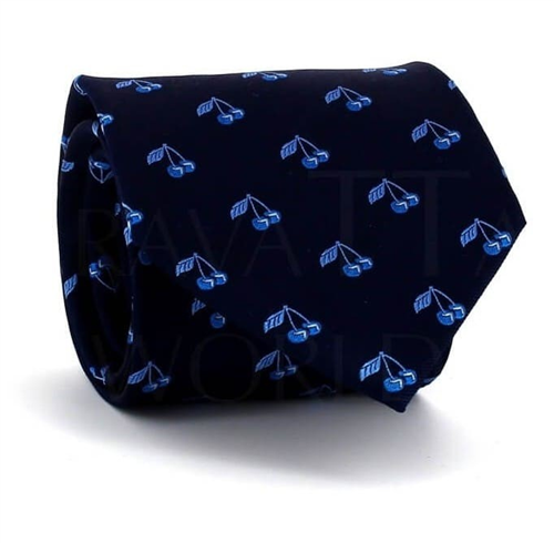 Corbata Cerezas Azul