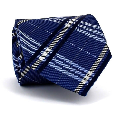 Corbata Cuadros Escoceses Azul