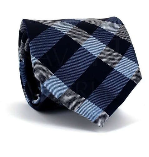 Corbata Cuadros Escoceses Azul II