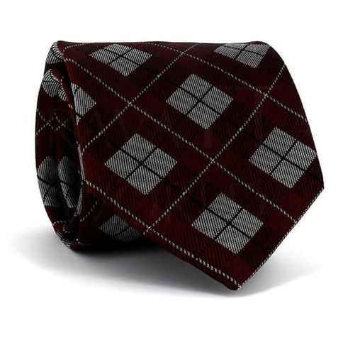 Corbata Cuadros Granate