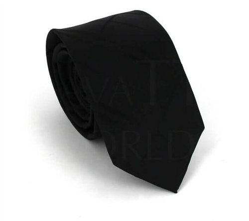 Corbata de Rayas Negra