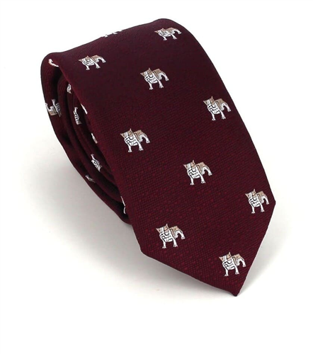 Corbata Estrecha Bulldog Burdeos