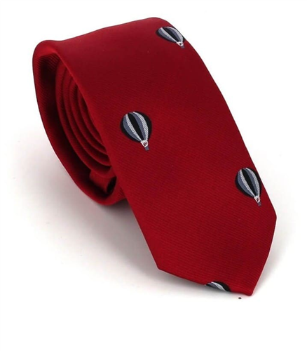 Corbata Estrecha Globos Roja