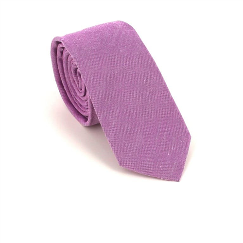 Corbata Estrecha Lisa Morada