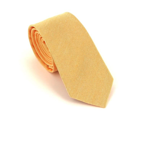 Corbata Estrecha Lisa Naranja