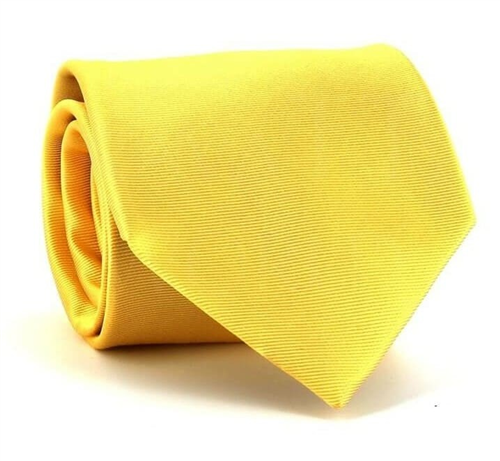 Corbata Lisa Amarilla Raya Horizontal