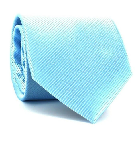 Corbata Lisa Azul Agua