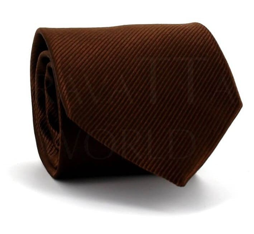 Corbata Lisa Marrón