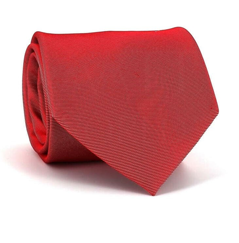 Corbata Lisa Roja Raya Horizontal
