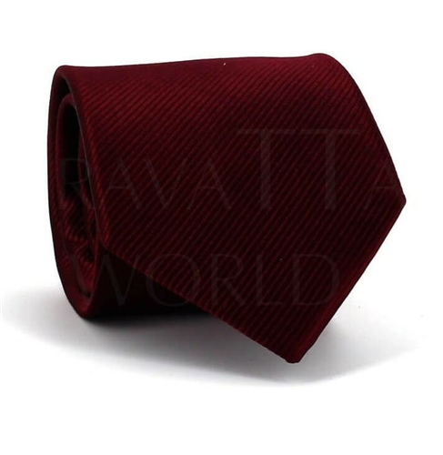 Corbata Lisa Rojo Tinto