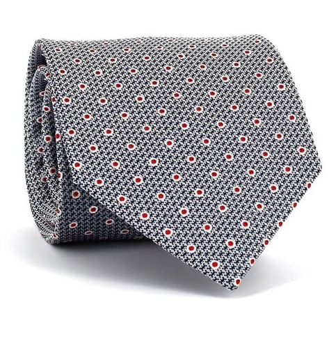 Corbata Lunares Azul