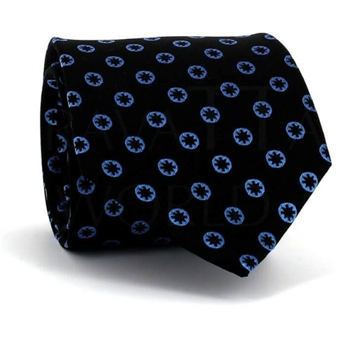 Corbata Lunares - Estrellas Negra