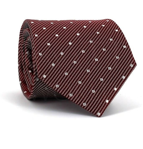 Corbata Lunares Granate