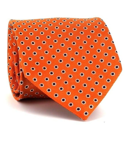 Corbata Lunares Naranja