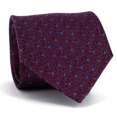 Corbata Lunares Violeta