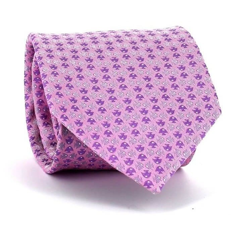 Corbata Peces Rosa