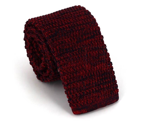 Corbata Punto Jaspeada Roja