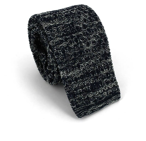 Corbata Punto Jaspeada Verde Oscuro y Blanca
