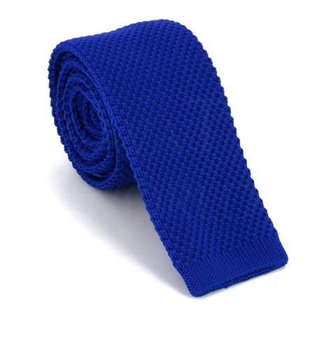 Corbata Punto Lisa Azul