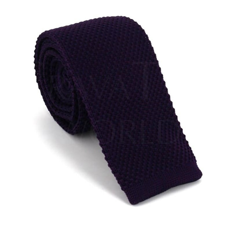 Corbata Punto Lisa Morada
