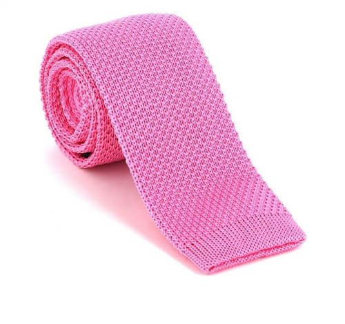 Corbata Punto Lisa Rosa