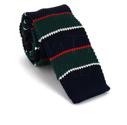 Corbata Punto Rayas Multicolor