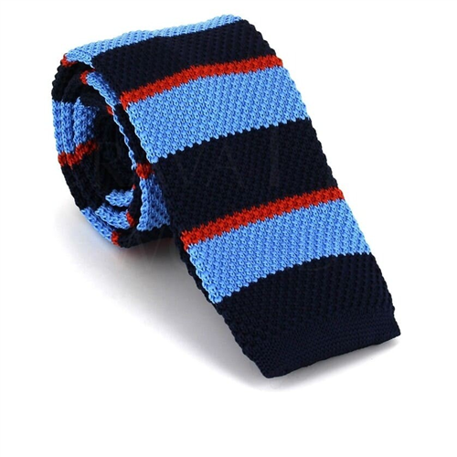 Corbata Punto Rayas Tricolor