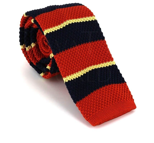 Corbata Punto Rayas Tricolor