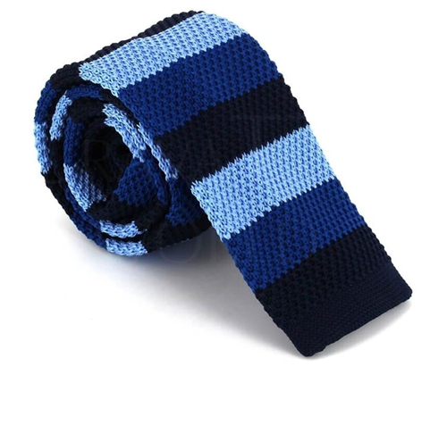 Corbata Punto Rayas Tricolor