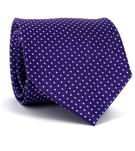 Corbata Puntos Púrpura