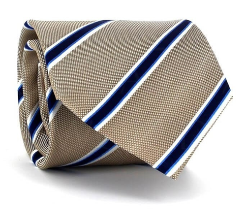 Corbata Rayas Beige