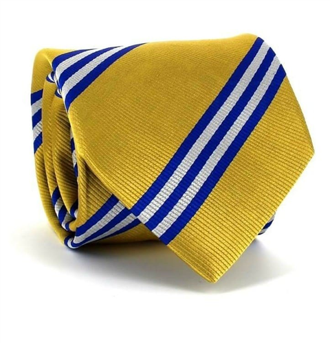 Corbata Rayas Dorada