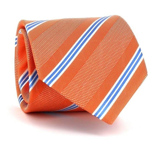 Corbata Rayas Naranja