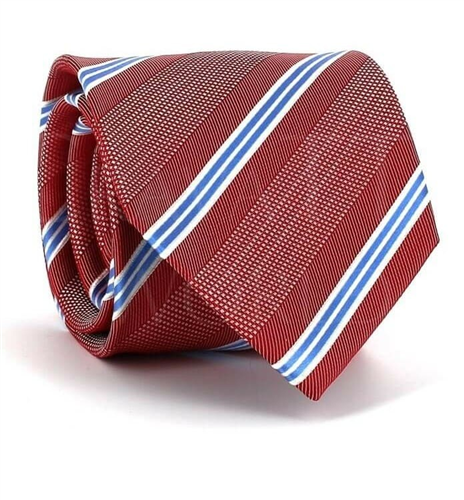 Corbata Rayas Roja