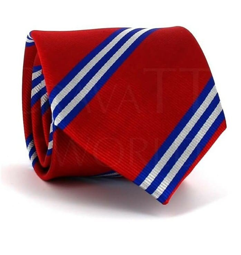 Corbata Rayas Roja