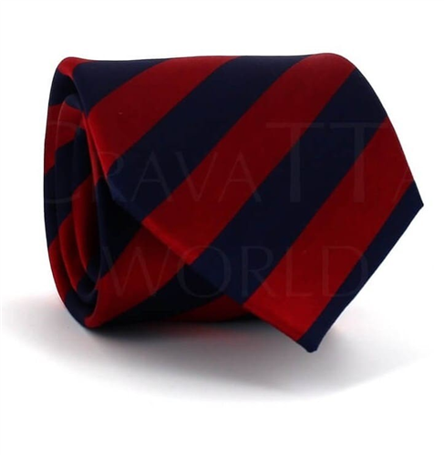 Corbata Rayas Roja y Azul