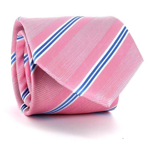Corbata Rayas Rosa