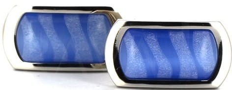 Gemelos Azules con Piedras