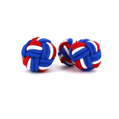 Gemelos Bola Grande Azul, Blanco y Rojo